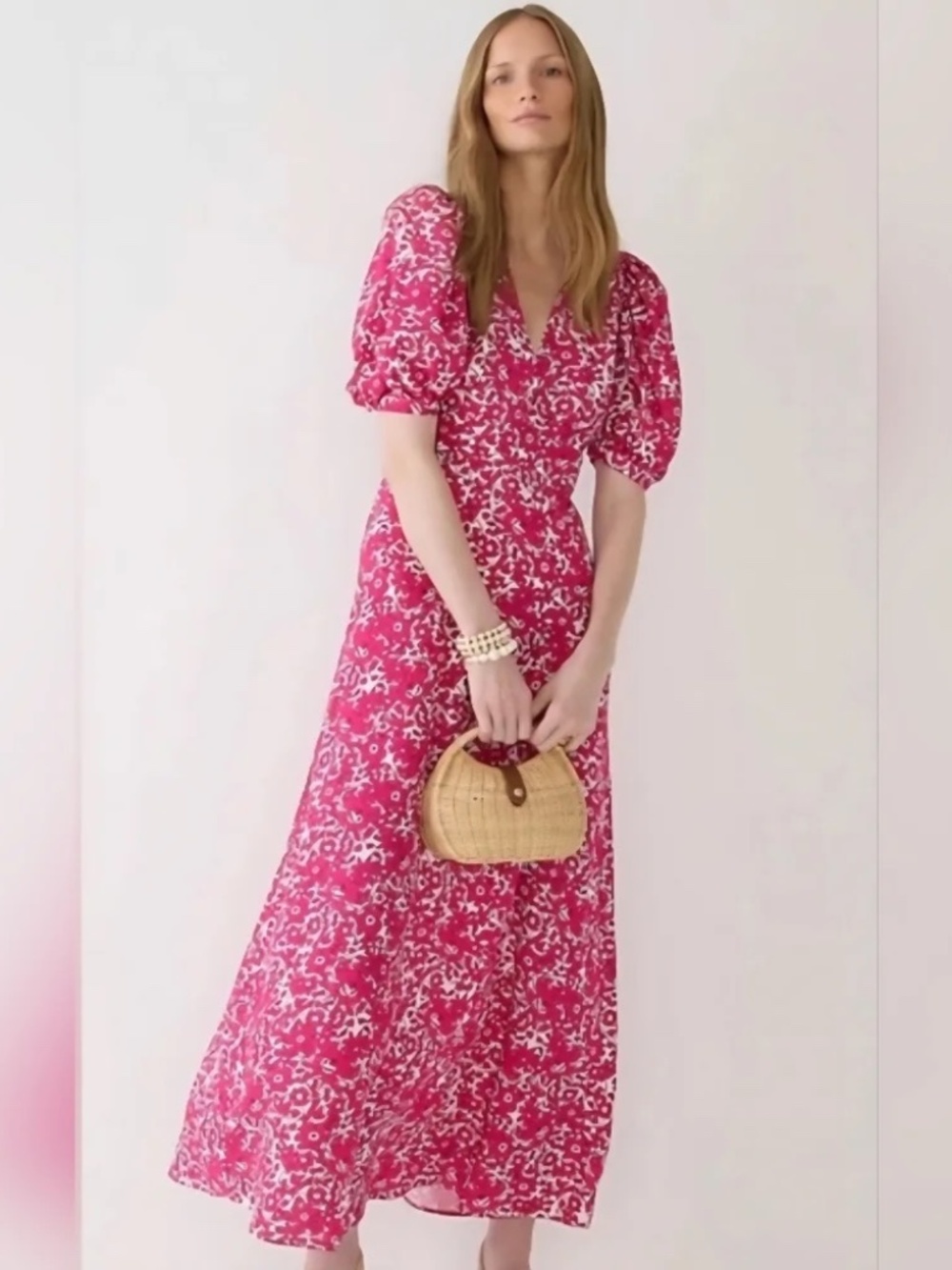 ✨ NWT | J.Crew Collection | Floral Puff Sleeve Maxi Dress ✨